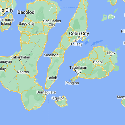 Map showing location of Argao (9.879440, 123.595560)