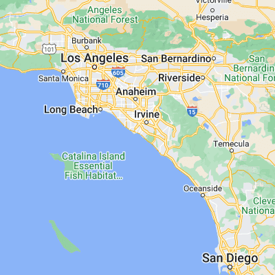 Map showing location of Balboa (33.586970, -117.900890)