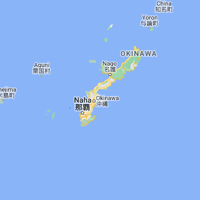 Map showing location of Haebaru (26.336940, 127.871940)