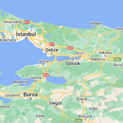 Map showing location of Karamürsel (40.691440, 29.615680)