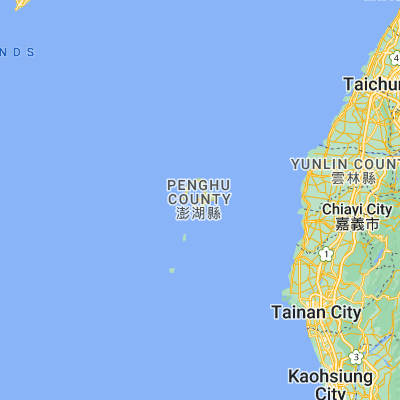 Map showing location of Ma-kung (23.565400, 119.586270)