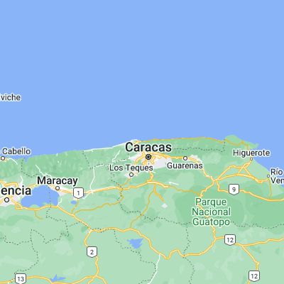 Map showing location of Maiquetía (10.596210, -66.954850)