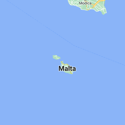 Map showing location of Mellieha (35.970056, 14.351627)