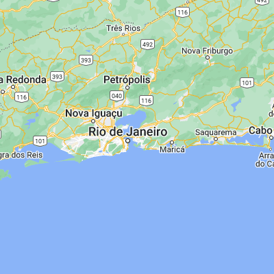 Map showing location of Niterói (-22.883330, -43.103610)