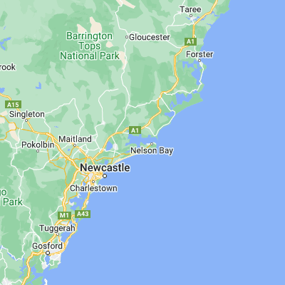 Map showing location of Port Stephens (-32.713140, 152.066230)