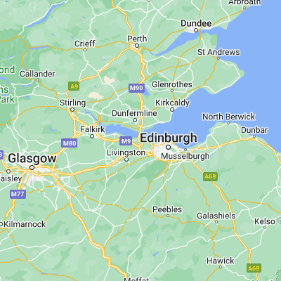 Map showing location of Queensferry (55.983330, -3.400000)