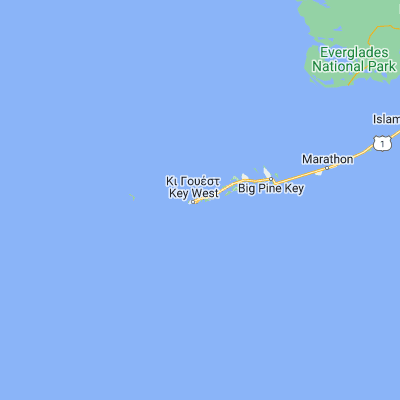 Map showing location of Stock Island (24.567090, -81.738420)