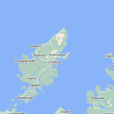 Map showing location of Stornoway (58.209250, -6.386490)