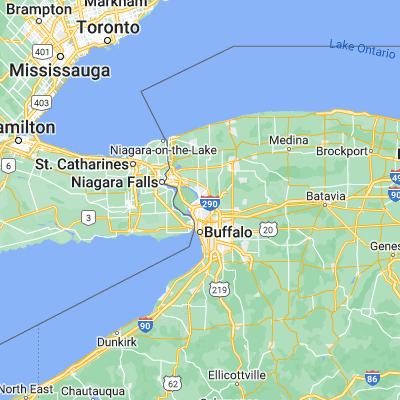 Map showing location of Tonawanda (43.020330, -78.880320)