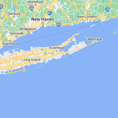 Map showing location of Westhampton Beach (40.803160, -72.614540)